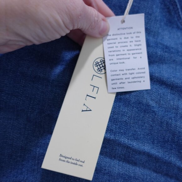 NWT Laurie Felt Forever Denim Floral Crop Straight Jean Sz 28WP Medium Wash - Picture 10 of 12